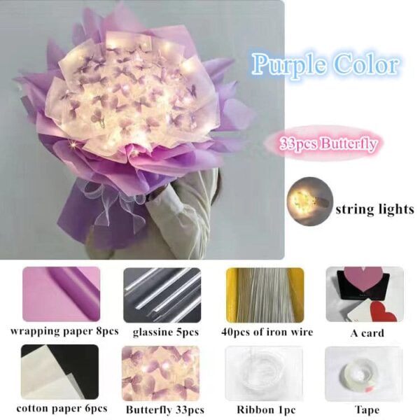 DIY Butterfly Bouquet Gift Kit Set